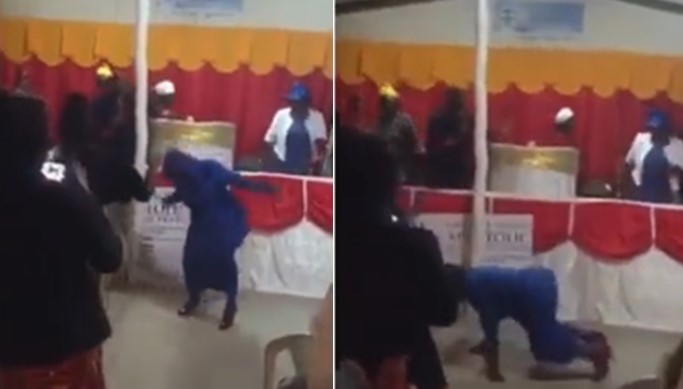 Congregation goes wild with excitement as Mummy G.O ‘twerks’ in church (Video)