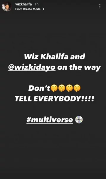 Wiz Khalifa Reveals New Collaboration with Wizkid