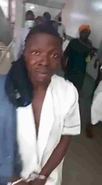 Man caught impersonating nurse in order to kidnap baby at Lagos hospital (Video)