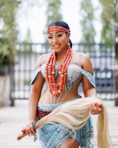 Check Out Rita Dominic Traditional Marriage Attire (Photos)