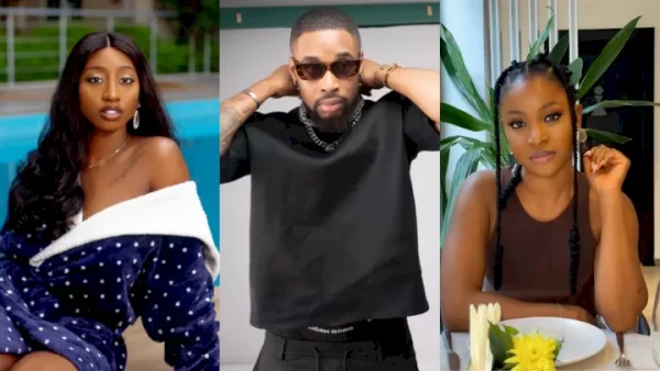 BBNAIJA: "I really like you; I only stayed away because of Bella" - Doyin creates love triangle as she confesses her feelings to Sheggz (Video)