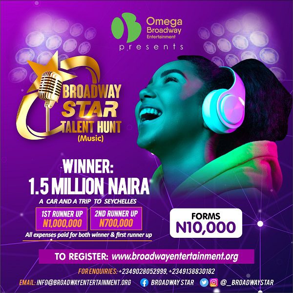 Broadway Star Talent Hunt set to thrill Port Harcourt city