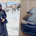 Wife of late Alaafin Oyo, Queen Omobolanle, shows off car gift from unknown person (Video)