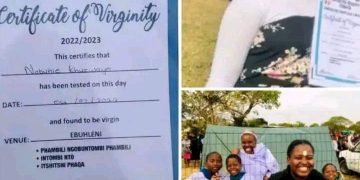 Church carries out virginity test on female members and issues certificate of virginity to those who passed