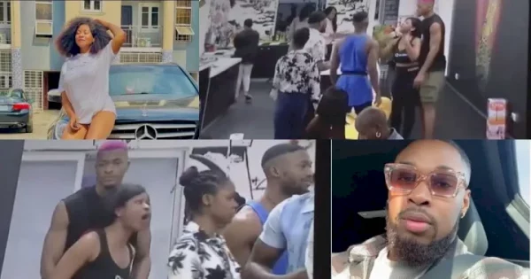 Phyna, Sheggz fight dirty after he told her she 'will soon go home' (Video)