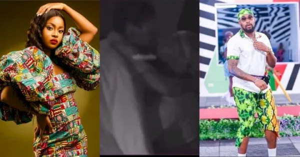 Reactions as Bella and Sheggz get intimate on bed (Video)