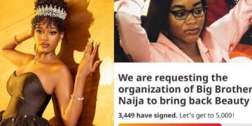 Reactions as over 3000 fans sign petition for organisers to bring back disqualified housemate, Beauty