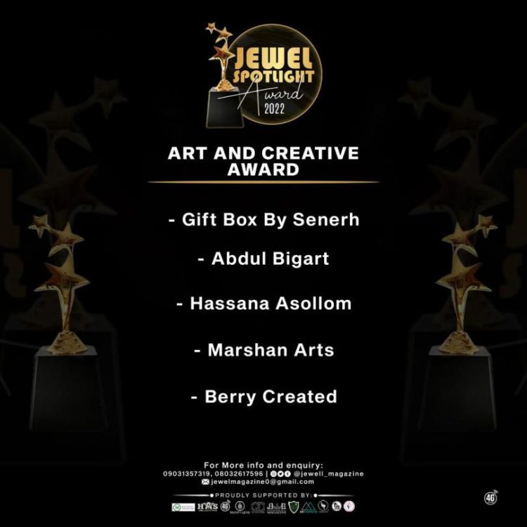 Ads: JEWEL SPOTLIGHT AWARD “THEME: THE RISING STARS” 2022