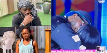 BBNaija: “Khalid eye don see shege” – Netizens react as Daniella locks lips with Dotun (Video)