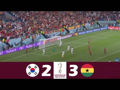 South Korea Vs Ghana 2-3 | 2022 FIFA World Cup Qatar | Match Highlights