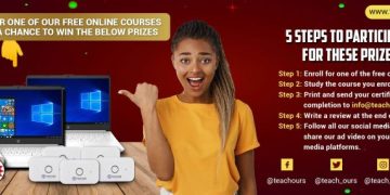Ads: Teach Ours Is Offering You A Chance To Win An HP Laptop, A Pocket Modem With 40GB Data, And 50,000 Naira Cash Prize 1 Teach Ours Is Offering You A Chance To Win An HP Laptop, A Pocket Modem With 40GB Data, And 50,000 Naira Cash Prize
