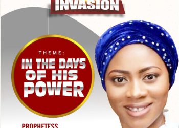 Popular Nigerian Prophetess Rise Kelvin storms Lagos again (Watch Video)