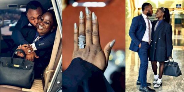 Pastor Paul Enenche's daughter, Deborah flaunts her crown-inspired wedding ring in new photos