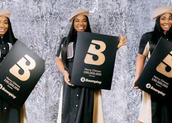 Mercy Chinwo Celebrates 100 Million Streams Record On Boomplay