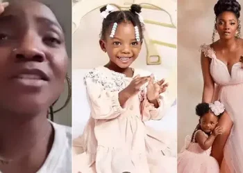 "Who is your mate?" - Simi queries 2-year-old daughter, Adejare, for calling her Simisola (Video)