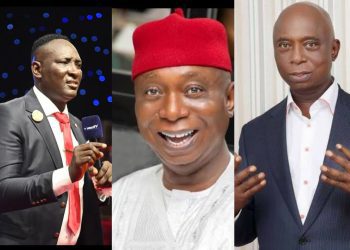 News: Billionaire Prophet Jeremiah Omoto Fufeyin meets with Senator Ned Nwoko in a historic visit to celebrate his success in Delta North Senate race
