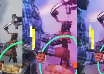 News: Moment cameraman is caught stylishly stealing while recording