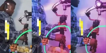 News: Moment cameraman is caught stylishly stealing while recording