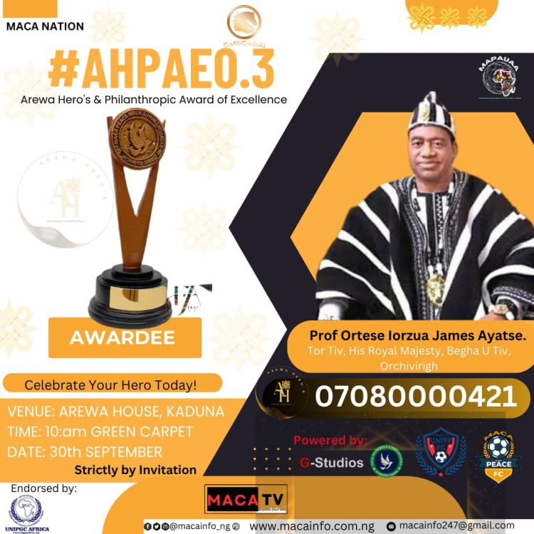 News: Arewa Hero’s & Philanthropic Award of Excellence 2023