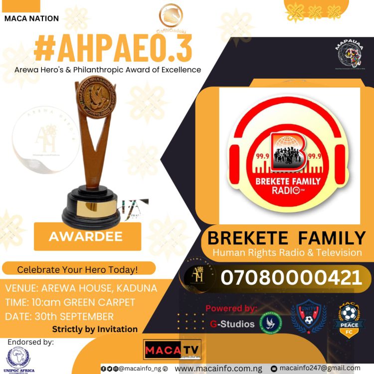 News: Arewa Hero’s & Philanthropic Award of Excellence 2023