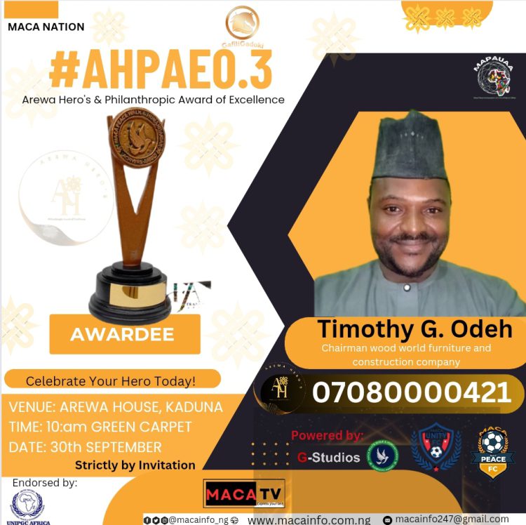 News: Arewa Hero’s & Philanthropic Award of Excellence 2023
