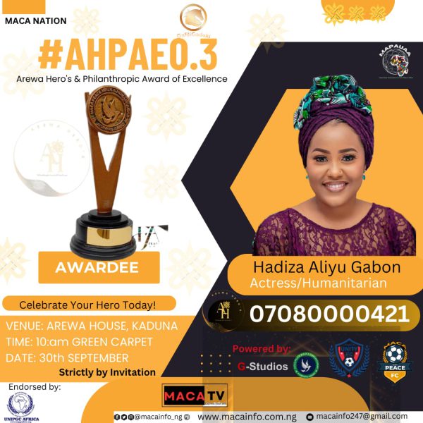 Arewa Hero's & Philanthropic Award of Excellence 2023