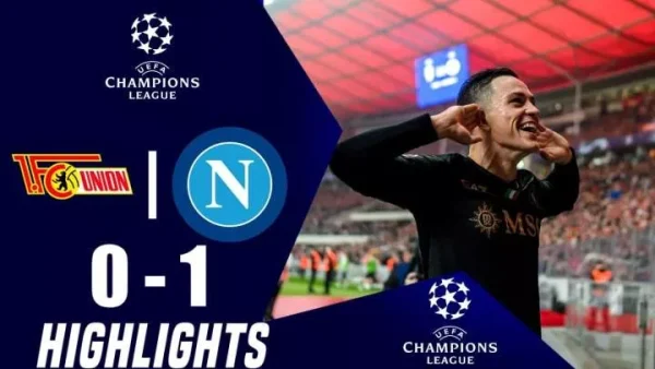 Union Berlin 0 - 1 Napoli (Oct-24-2023) Champions League Highlights