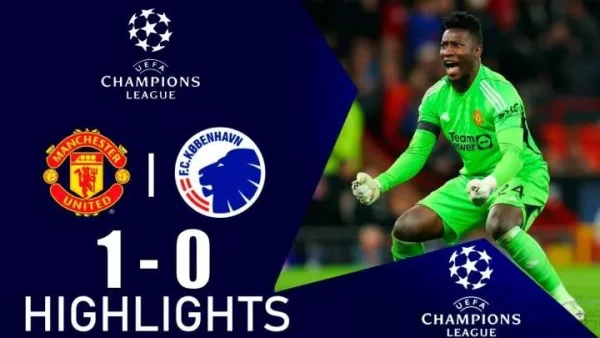 Manchester United 1 - 0 FC Copenhagen (Oct-24-2023) Champions League Highlights