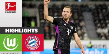 Sports: Wolfsburg 1 – 2 Bayern Munich (Dec-20-2023) Bundesliga Highlights