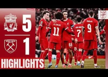 Sports: Liverpool 5 – 1 West Ham United (Dec-20-2023) EFL Cup Quarter Finals Highlights