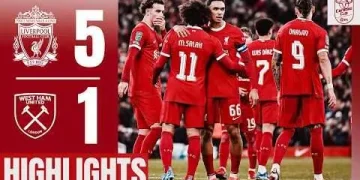Sports: Liverpool 5 - 1 West Ham United (Dec-20-2023) EFL Cup Quarter Finals Highlights 1 Sports: Liverpool 5 – 1 West Ham United (Dec-20-2023) EFL Cup Quarter Finals Highlights