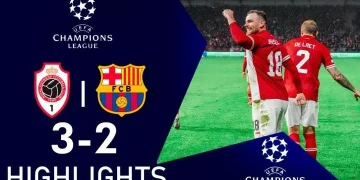 Sports: Royal Antwerp 3 - 2 Barcelona (Dec-13-2023) Champions League Highlights 1 Sports: Royal Antwerp 3 – 2 Barcelona (Dec-13-2023) Champions League Highlights