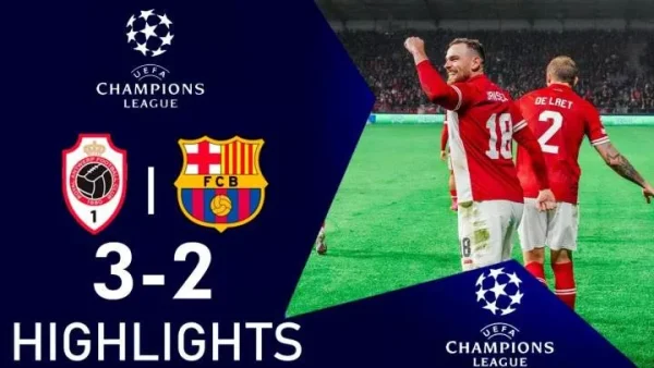 Sports: Royal Antwerp 3 – 2 Barcelona (Dec-13-2023) Champions League Highlights