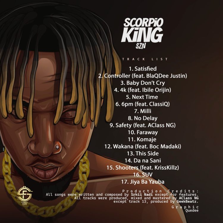 Album SrkII Nadi – Scorpio King SZN