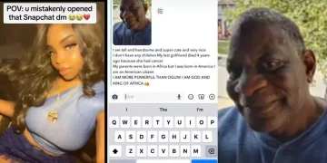Ent.News: I'm God, I'm more powerful than Ogun" - African man woos lady, declares himself tall, handsome, super cute, etc 1 Ent.News: I’m God, I’m more powerful than Ogun” – African man woos lady, declares himself tall, handsome, super cute, etc