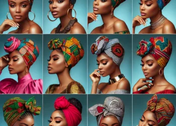Fashion: Beautiful Ways to Tie Your Ankara Head Wrap Photos 2025 28 Beautiful Ways to Tie Your Ankara Head Wrap Photos 2025