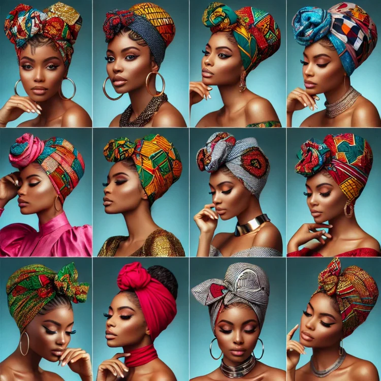 Beautiful Ways to Tie Your Ankara Head Wrap Photos 2025